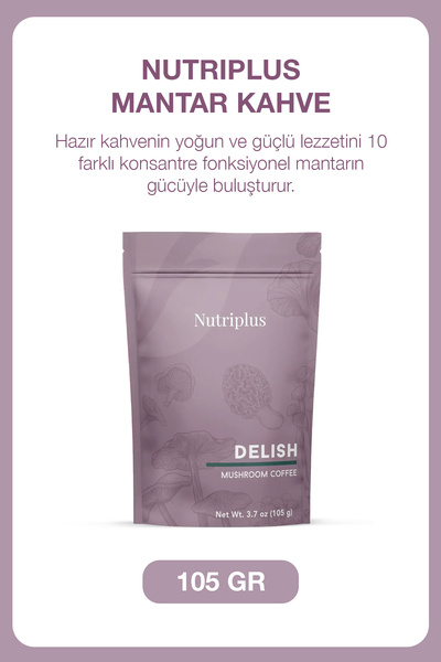 Farmasi Nutriplus Mantar Kahve 105 gr | 10 Fonksiyonel Mantar Hindiba ve BENE...