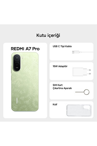 Xiaomi REDMI A7 Pro 4GB+128GB Yeşil (Xiaomi Türkiye Garantili)