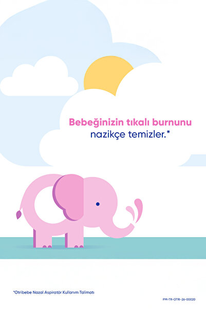 Otribebe Bebekler için Yumuşak Uçlu Burun Aspiratörü