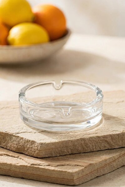 LAV Keyif Glass Ashtray Set of 2 Round