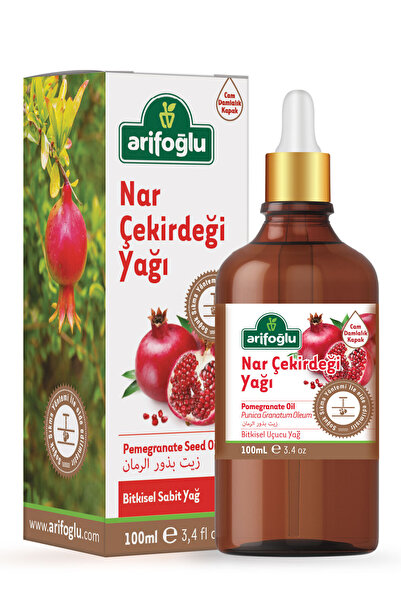 Arifoğlu Nar Çekirdeği Yağı Soğuk Sıkım Saf Cilt ve Saç Bakım Yağı 100 ml