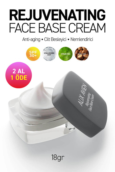Alix Avien Rejuvenating Face Base Cream - Çok Amaçlı Gençleştirici Makyaj Baz...