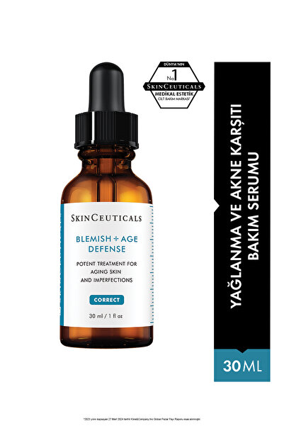 SkinCeuticals Blemish + Age Defense Yağlanma ve Akne Karşıtı Bakım Serumu 30ml