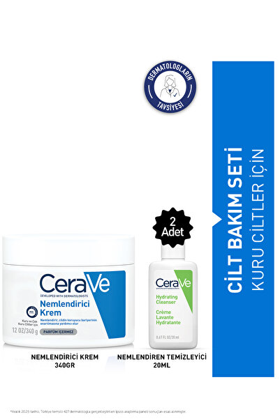 CeraVe Kuru Ciltler için Cilt Bakım Seti
