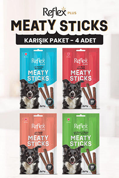 Reflex Meaty Sticks Köpek Ödül Çubuğu 3x11 g Karışık 4 Çeşit