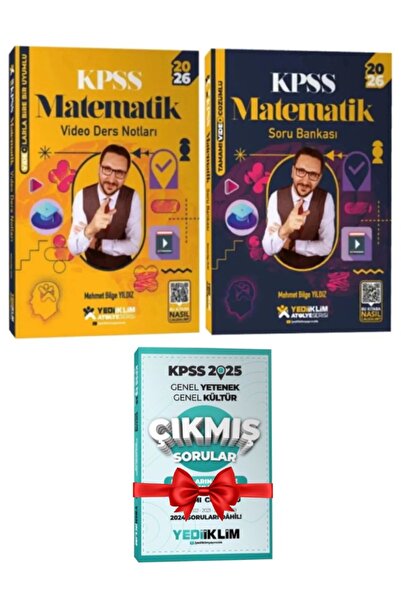 Yediiklim Yayınları 2026 KPSS Atölye Serisi Genel Yetenek Matematik Video Der...