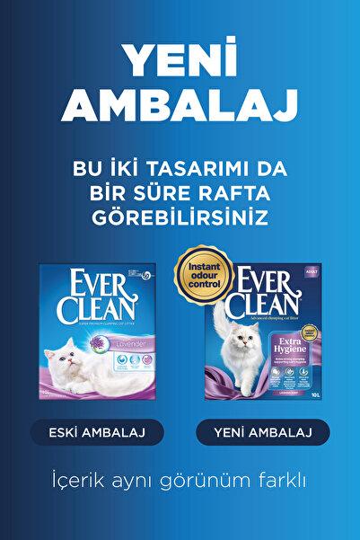 Ever Clean Lavender Lavanta Kokulu Ince Taneli Topaklaşan Kedi Kumu 10 Lt