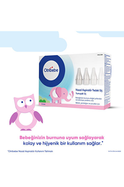 Otribebe Nazal Burun Aspiratörü Yedek Uç 10'lu