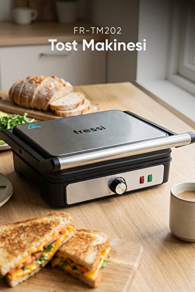 Fressi Izgara ve Tost Makinesi 2000W | FR-TM202