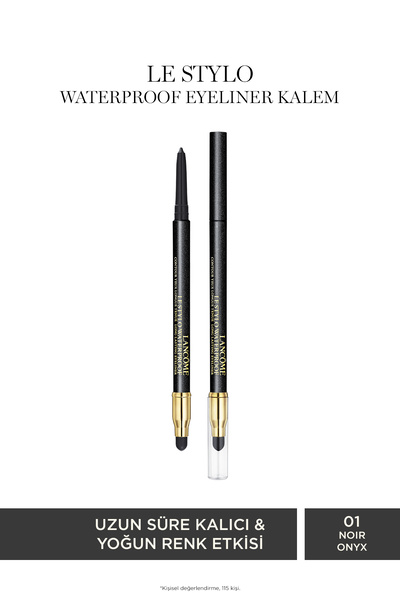 Lancome Le Stylo Suya Dayanıklı Göz Kalemi 01 Noir Onyx 3614273436359