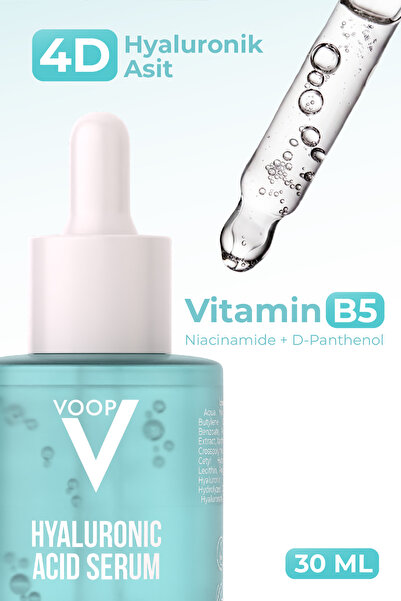 VOOP Hyaluronik Asit Serum B5 30 ml | Yoğun Nemlendirici Cilt Bakım Serumu