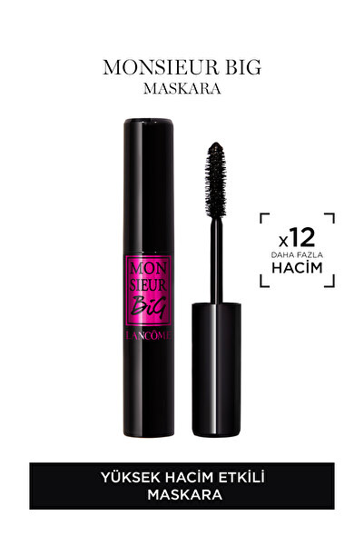 Lancome Monsieur Big Yüksek Hacim Etkili Siyah Maskara 01 Big İs The New Blac...