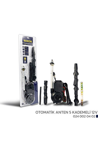 Niken Otomatik Anten 12 Aparatlı 12v
