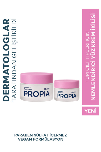 Propia Squalane+ The U-Cream | Bariyer Onarıcı Sugarcane-Derived Squalane Yüz...