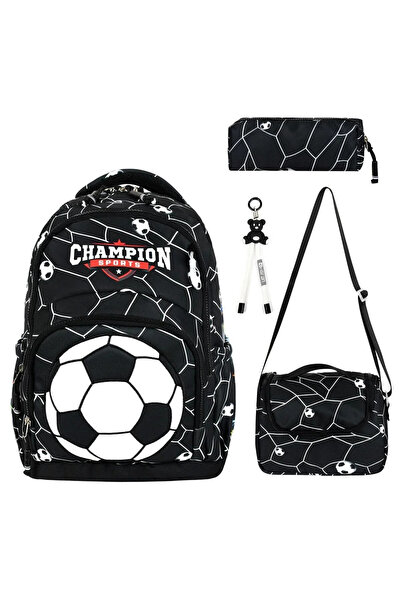 Alanç Gift Ultra Luxury Premium Boys' Orthopedic Waterproof Primary School Ba...
