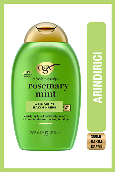 OGX Biberiye & Nane Arındırıcı Sülfatsız Saç Bakım Kremi 385 ml