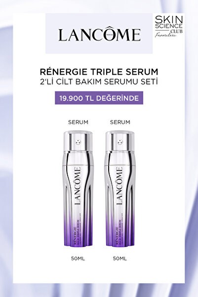 Lancome Renergie Triple Serum 2'li Avantajlı Cilt Bakım Seti 7829999999044