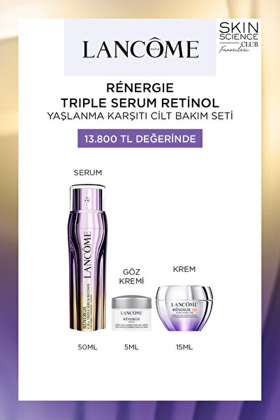 Lancome Renergie Triple Serum Retinol Cilt Bakım Seti 3614274771374