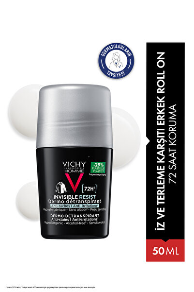 Vichy Homme 72H İz ve Terleme Karşıtı Roll On 50ml