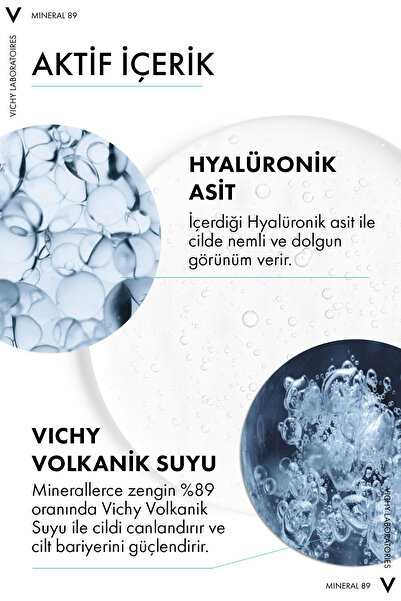 Vichy Mineral 89 Normal & Karma Ciltler İçin Nemlendirici Bakım Rutini: Mineral 89 Serum 30ml & Krem 15ml