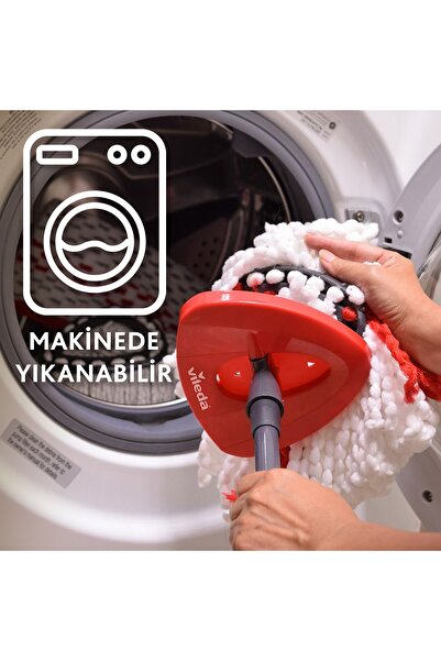 Vileda Turbo Extra Paspas, Üçgen Başlık, %20 Daha Fazla Kir Toplama
