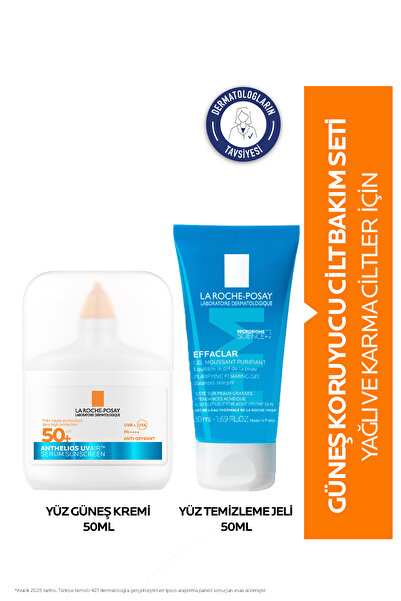 La Roche Posay Güneş Bakım Seti: Anthelios UVAIR SPF50+ Güneş Koruyucu Serum ...