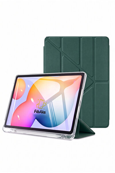 Fibaks Galaxy Tab S9 Fe/s10 Fe/S10 Lite 10.9 Kılıf Kılıf Kalem Bölmeli Katlan...