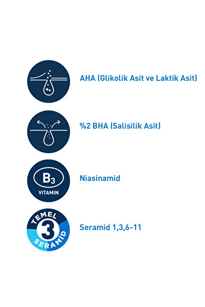 CeraVe Salisilik Asit & Glikolik Asit İçerikli Yağlı ve Akneye Eğilim Gösteren Ciltlere Özel Yüz Kremi 40ML