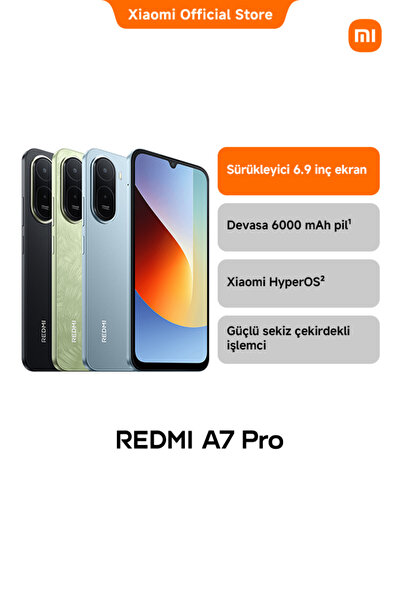 Xiaomi REDMI A7 Pro 4GB+128GB Siyah (Xiaomi Türkiye Garantili)
