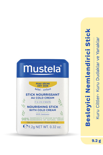 Mustela %98 Doğal İçerikli Kuru Cilt Cold Cream İçeren Nemlendirici Stick Beb...