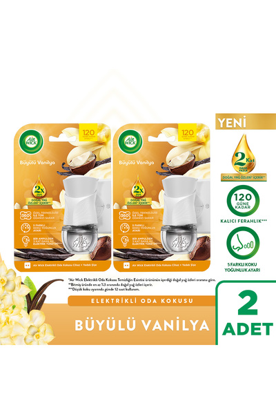 Air Wick Elektrikli Oda Kokusu Kit Vanilya, 2 Adet