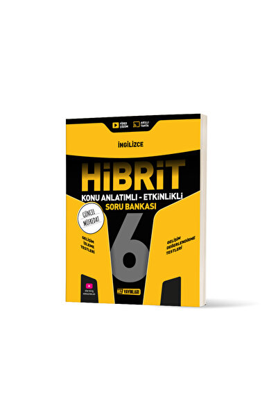 Hız Yayınları 6. Sınıf Hibrit İngilizce Konu Anlatımlı