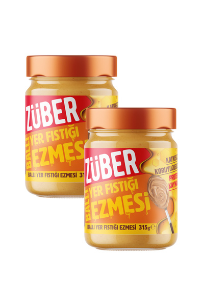 Züber Ballı Yer Fıstığı Ezmesi 315g x 2 Adet