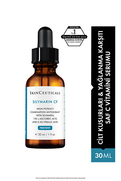 SkinCeuticals Silymarin CF Cilt Kusurları & Yağlanma Karşıtı Saf C Vitamini S...