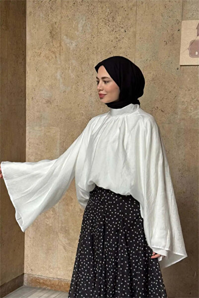 Faya Boutique Beyaz Şifon Velissa Bluz