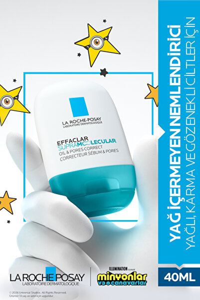 La Roche Posay Effaclar Supra Molecular Karma ve Yağlı Ciltler için Yağ İçerm...