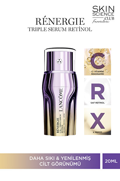 Lancome Renergie Triple Serum Retinol Saf Retinol, Saf C Vitamini, X Peptit 2...