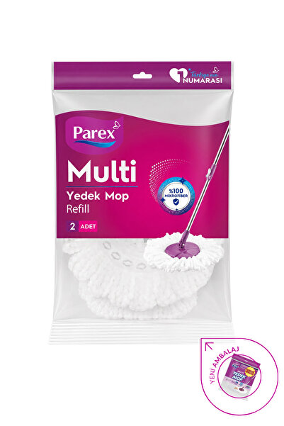 Parex Yuvarlak Multi Yedek Mop 2 Li Fırsat Paketi
