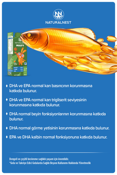 Naturalnest Multy Balık Yağı Şurup 150 ml — Multivitamin Mineral