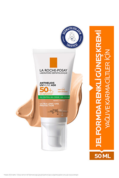 La Roche Posay Anthelios Oil Control Gel Cream Yağlı Ciltler İçin Jel Formund...