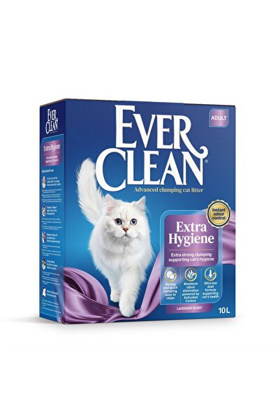 Ever Clean Lavender Lavanta Kokulu Topaklaşan Kedi Kumu 10 Lt