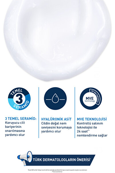 CeraVe Kuru Ciltler İçin Cilt Bakım Seti: Nemlendiren Temizleyici 236 ml& Nemlendirici Losyon 8 adet