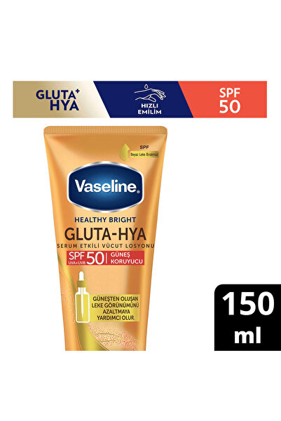 Vaseline Gluta-Hya Serum Etkili Vücut Losyonu Güneş Koruyucu 150 ml