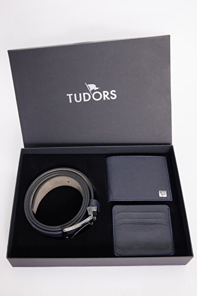 Tudors Πορτοφόλι - Σκούρο μπλε - Ψεύτικο δέρμα