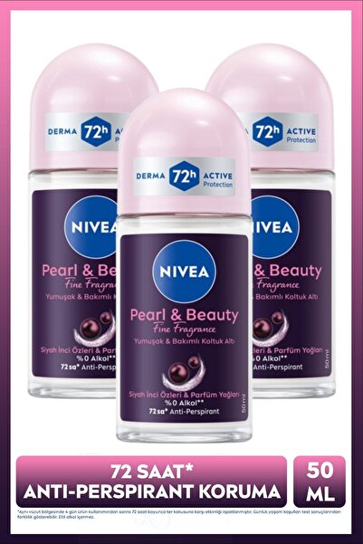 NIVEA Kadın Roll-on Deodorant Pearl&Beauty Fine Fragrance 150ml,72 Saat Terle...