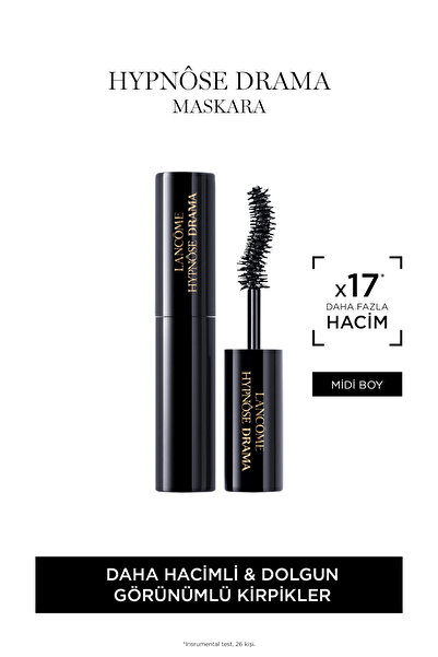 Lancome Hypnose Drama Anında Yoğun Hacim veren Midi Maskara 01 Siyah 36142739...