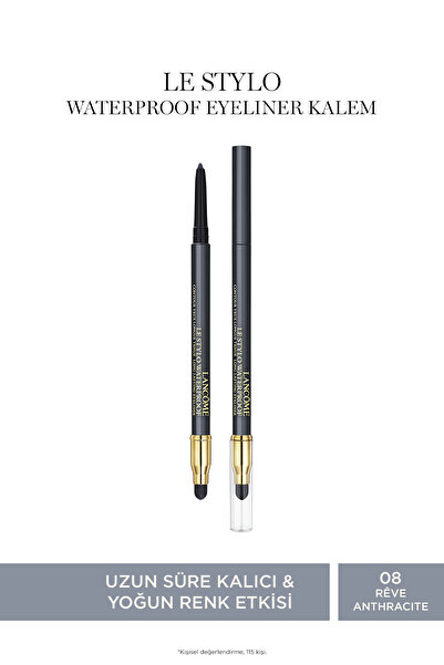 Lancome Le Stylo Suya Dayanıklı Göz Kalemi 08 Rêve Anthracite 3614273436427