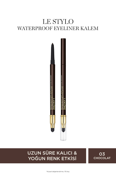 Lancome Le Stylo Suya Dayanıklı Göz Kalemi 03 Kahverengi 3614273436373