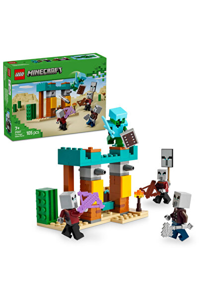 LEGO Minecraft Serseri Köylü Çöl Devriyesi 21267 – 7 Yaş ve Üzeri Çocuklar iç...