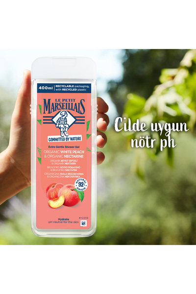 Le Petit Marseillais Şeftali Ve Nektarin Duş Jeli 400Ml